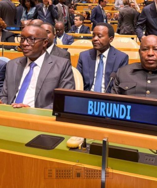 Le président Evariste Ndayishimiye