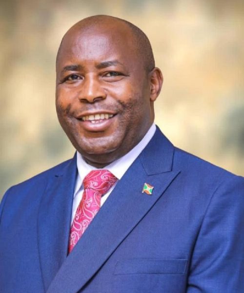 Evariste Ndayishimiye, chef de l'Etat burundais