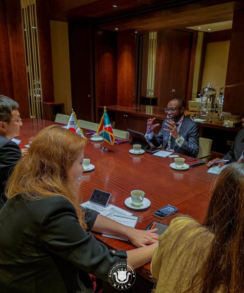 Le ministre Alin Ndikumana à la rencontre avec la délégation coréenne