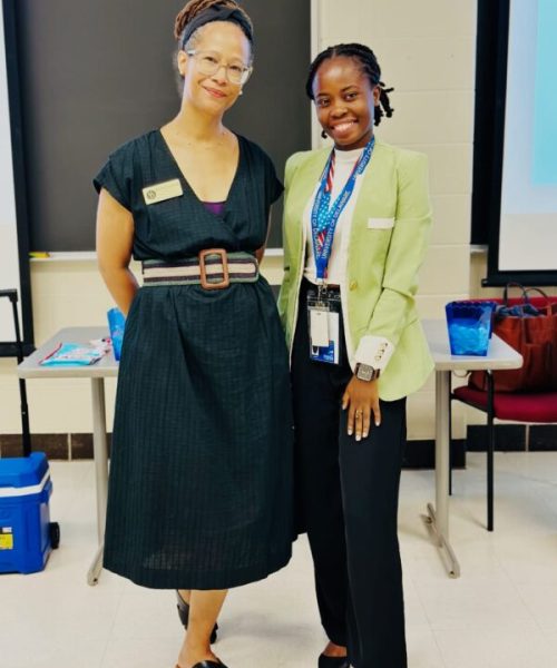 Ornella Munezero with Dr. Rachel Coppla, after effective Networking training